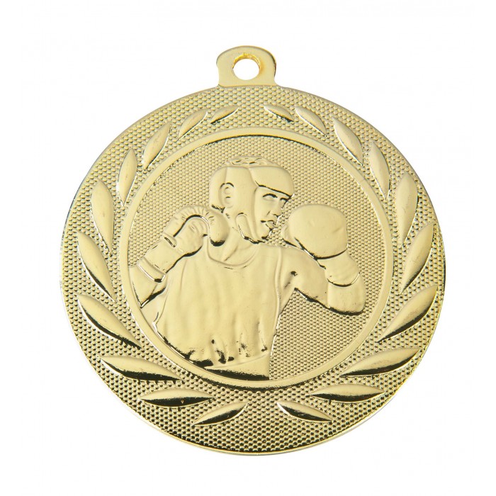 GOLD BOXING 50MM MEDAL 